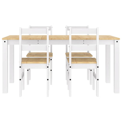 5-tlg. Essgruppe Panama Massivholz Kiefer