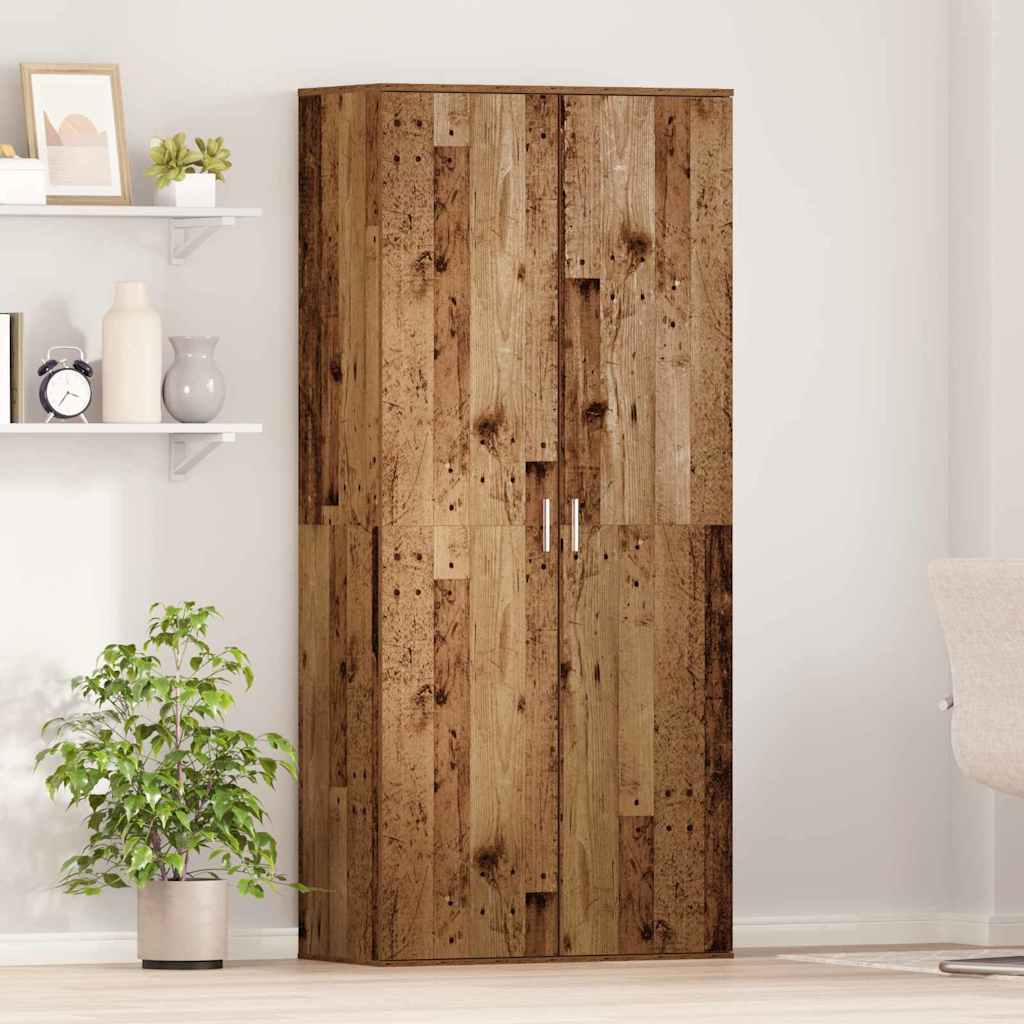 Schuhschrank Weiß 80×39×178 cm Holzwerkstoff