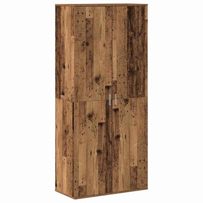 Schuhschrank Weiß 80×39×178 cm Holzwerkstoff
