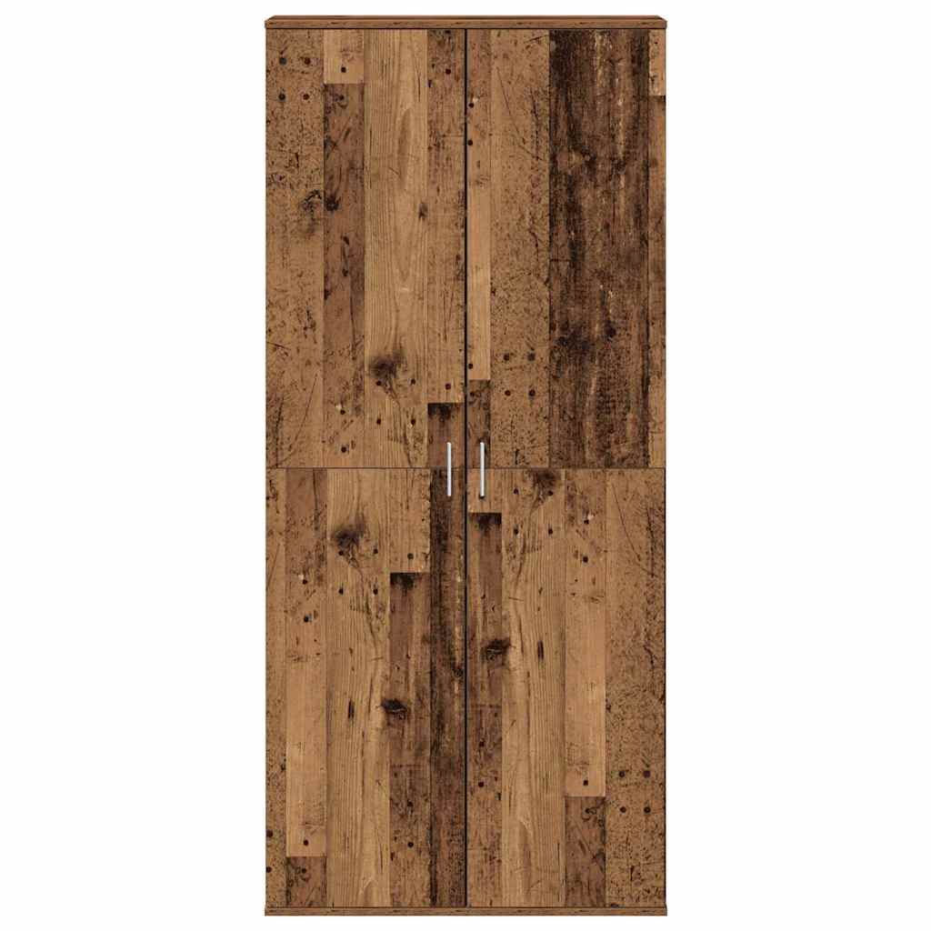 Schuhschrank Weiß 80×39×178 cm Holzwerkstoff