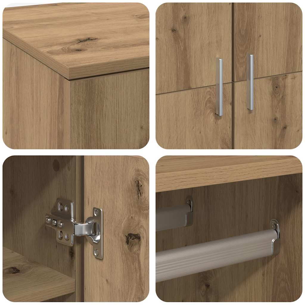 Schuhschrank Weiß 80×39×178 cm Holzwerkstoff