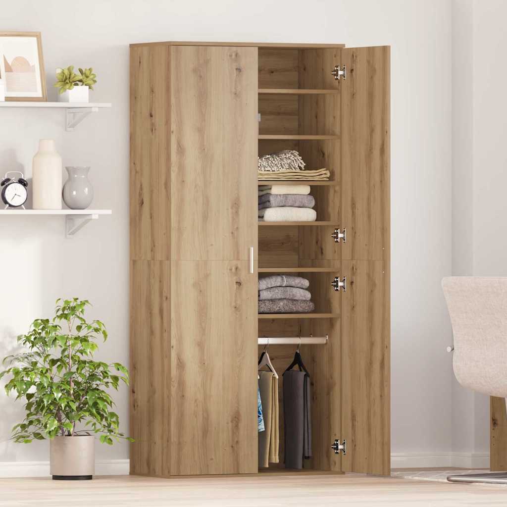 Schuhschrank Weiß 80×39×178 cm Holzwerkstoff
