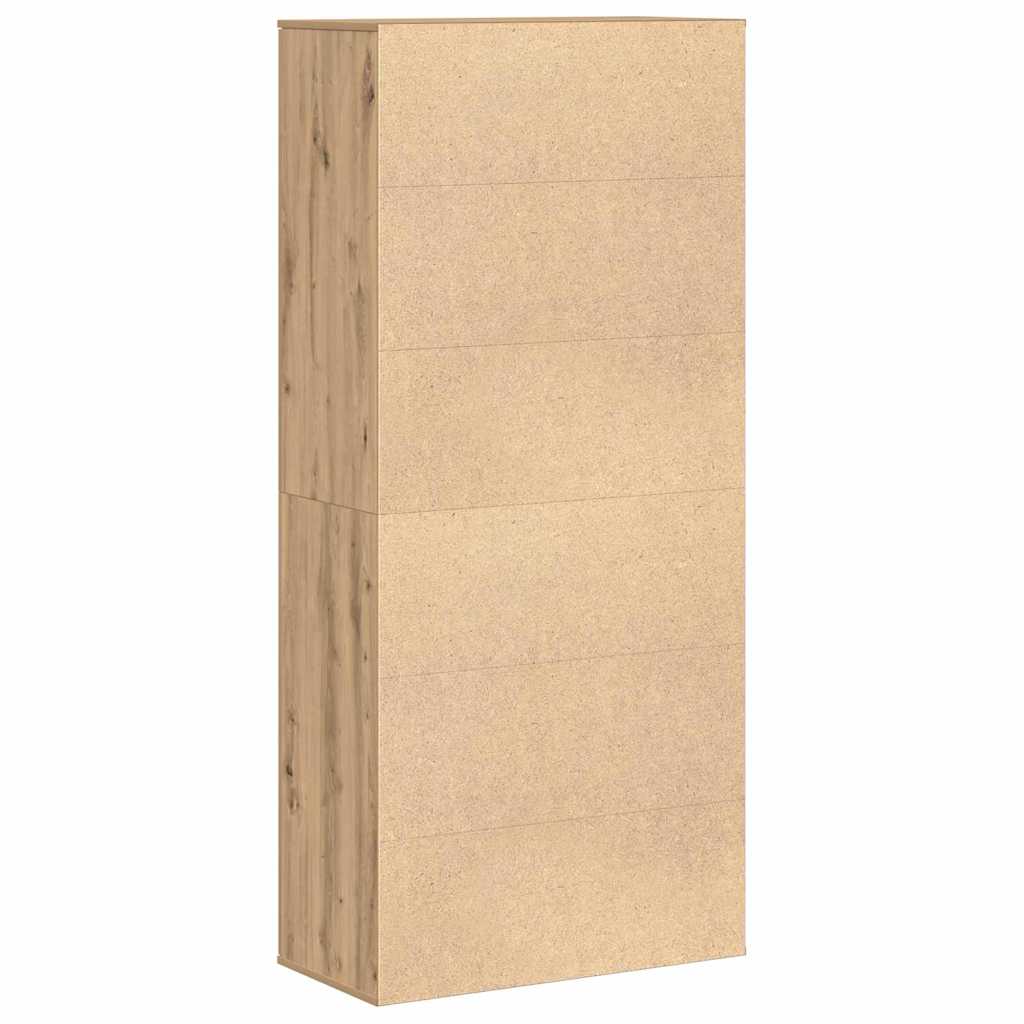 Schuhschrank Weiß 80×39×178 cm Holzwerkstoff