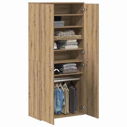Schuhschrank Weiß 80×39×178 cm Holzwerkstoff