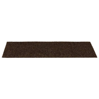 Stufenmatten Selbstklebend 15 Stk. 60x25 cm Hellbraun Rechteckig