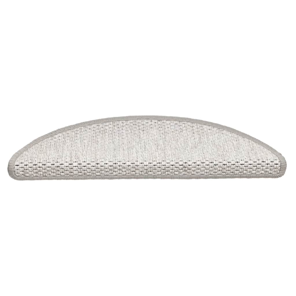 Treppenmatten Selbstklebend Sisal-Optik 15 Stk. 56x17x3cm Blau
