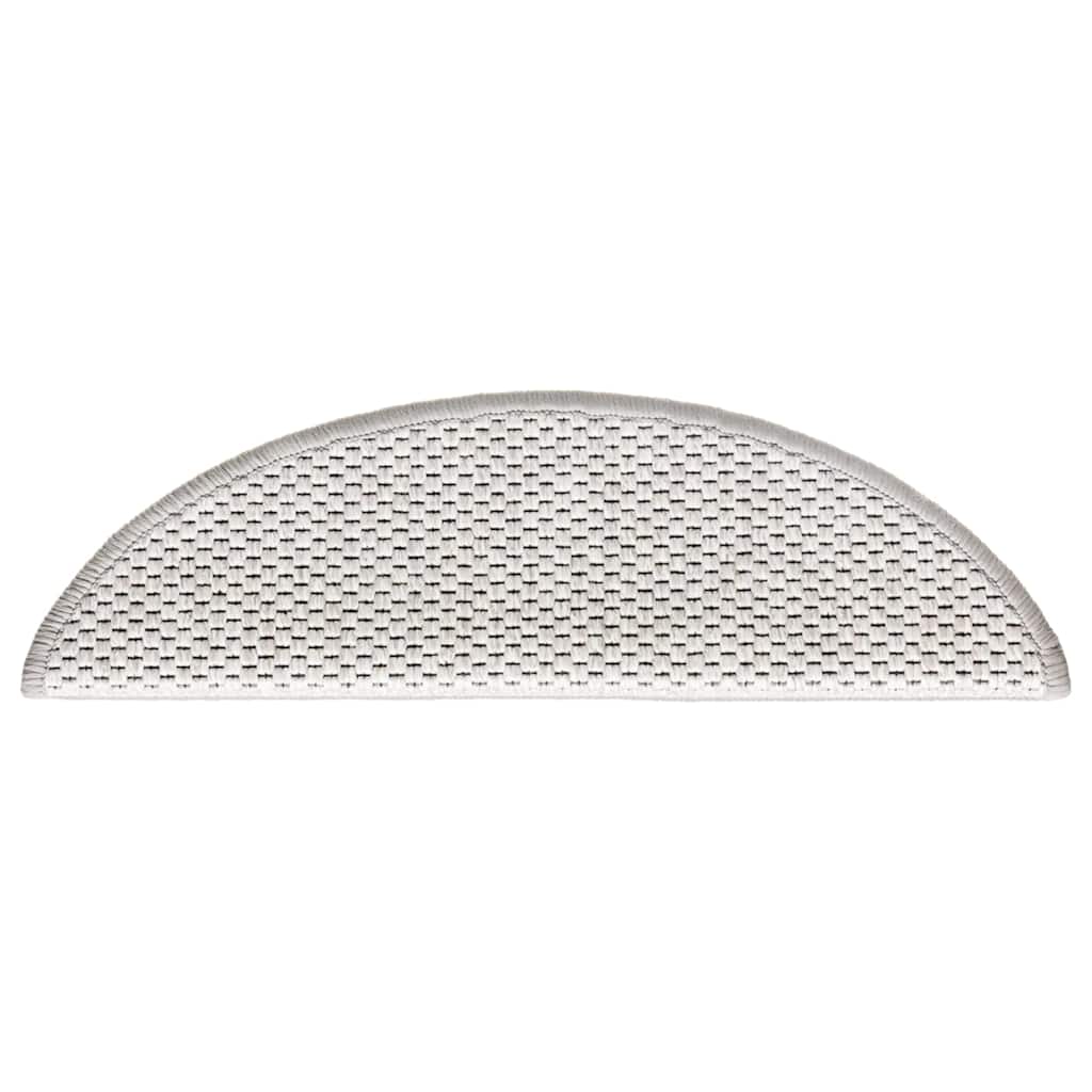 Treppenmatten Selbstklebend Sisal-Optik 15 Stk. 56x17x3cm Blau