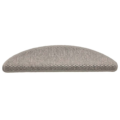 Treppenmatten Selbstklebend Sisal-Optik 15 Stk. 56x17x3cm Blau