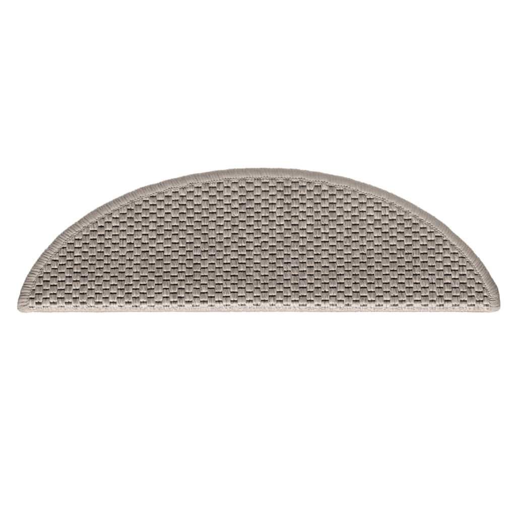 Treppenmatten Selbstklebend Sisal-Optik 15 Stk. 56x17x3cm Blau
