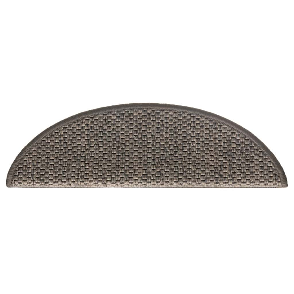 Treppenmatten Selbstklebend Sisal-Optik 15 Stk. 56x17x3cm Blau