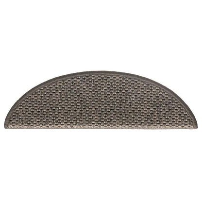 Treppenmatten Selbstklebend Sisal-Optik 15 Stk. 56x17x3cm Blau