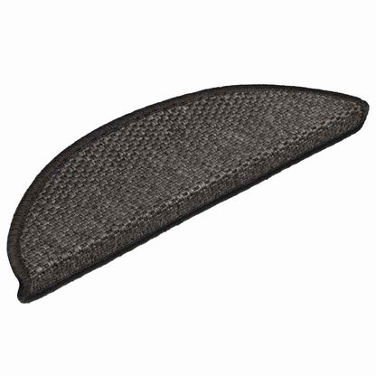Treppenmatten Selbstklebend Sisal-Optik 15 Stk. 56x17x3cm Blau