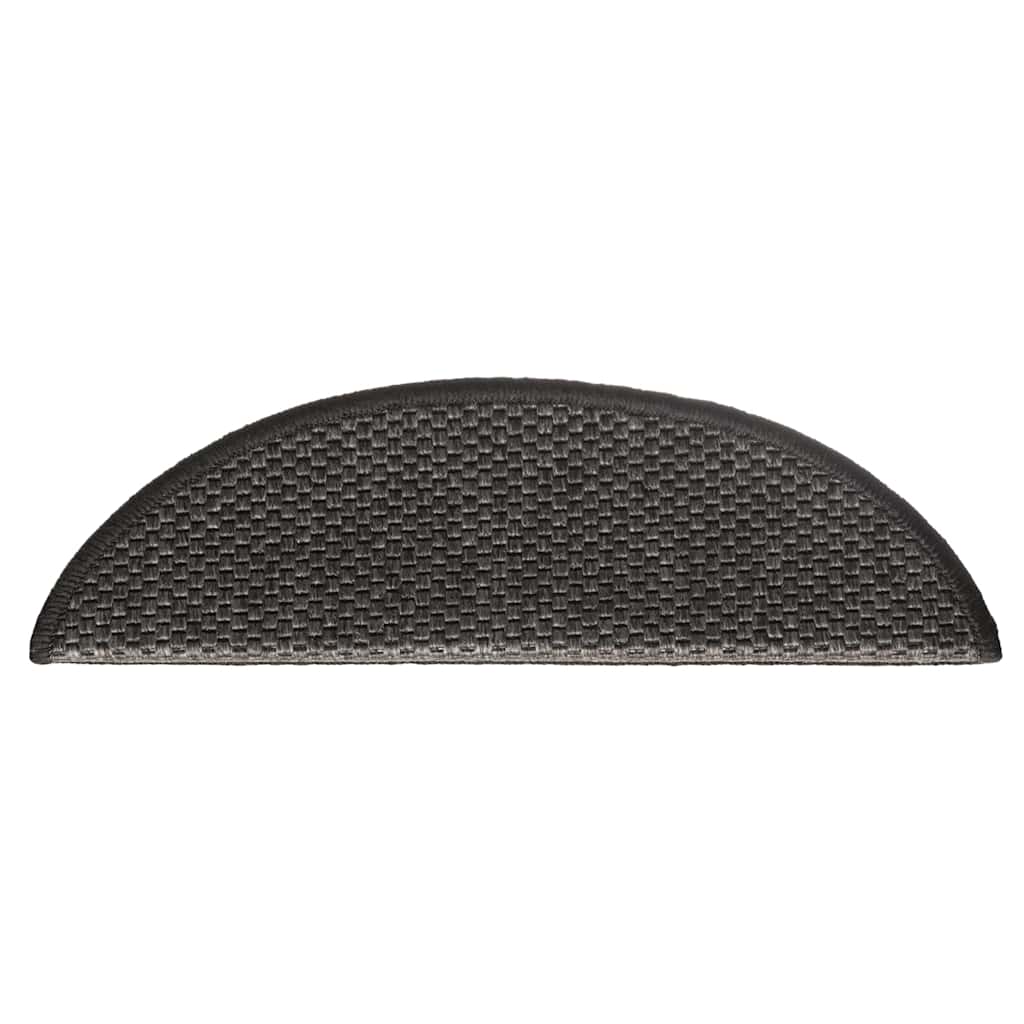 Treppenmatten Selbstklebend Sisal-Optik 15 Stk. 56x17x3cm Blau