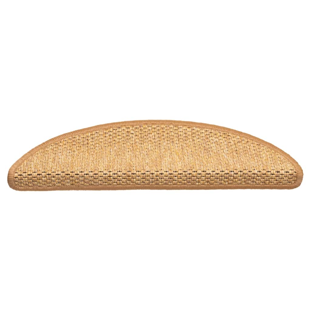 Treppenmatten Selbstklebend Sisal-Optik 15 Stk. 56x17x3cm Blau