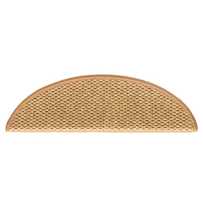 Treppenmatten Selbstklebend Sisal-Optik 15 Stk. 56x17x3cm Blau