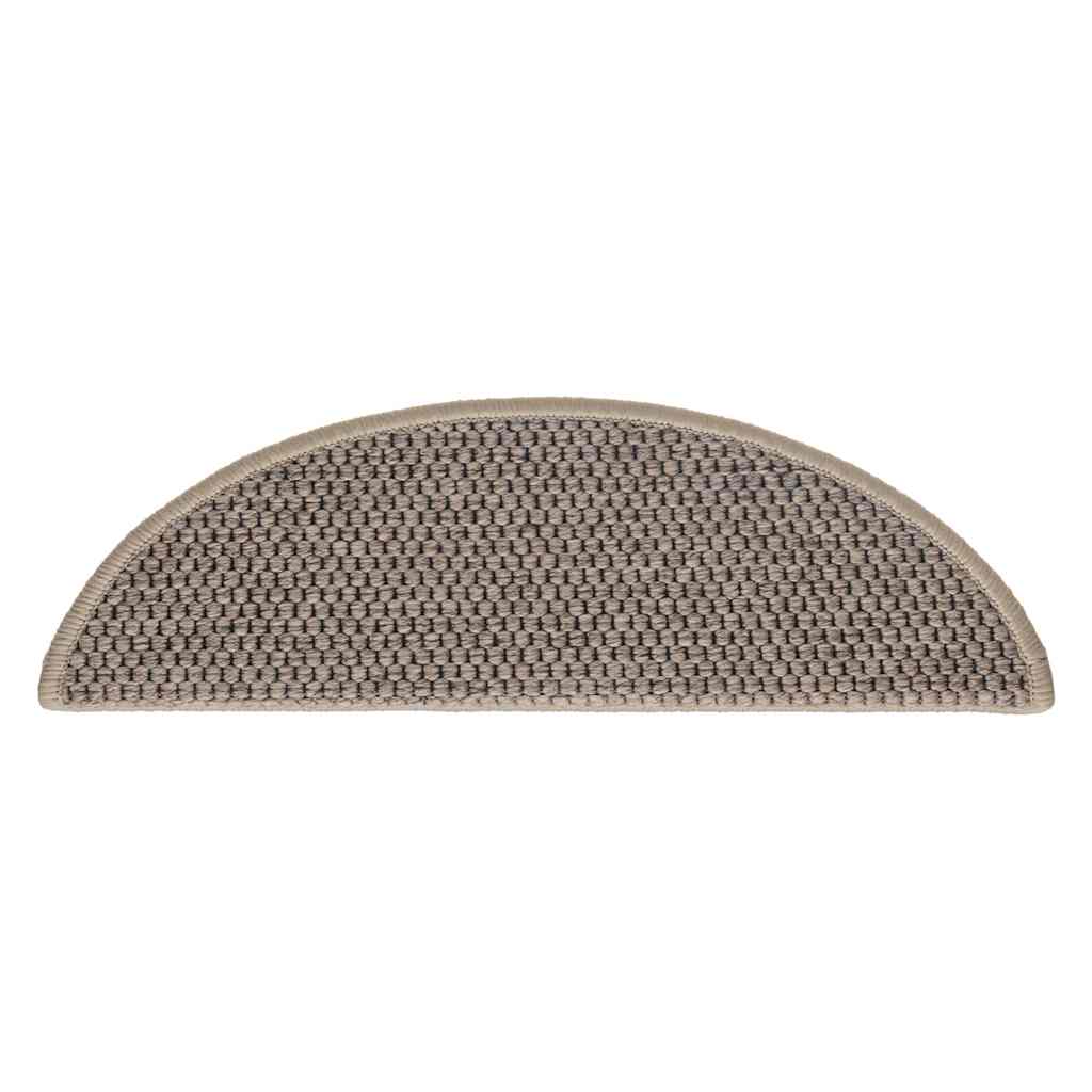 Treppenmatten Selbstklebend Sisal-Optik 15 Stk. 56x17x3cm Blau