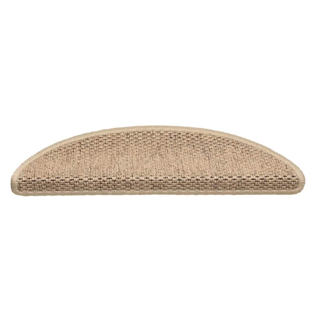 Treppenmatten Selbstklebend Sisal-Optik 15 Stk. 56x17x3cm Blau