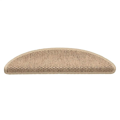 Treppenmatten Selbstklebend Sisal-Optik 15 Stk. 56x17x3cm Blau