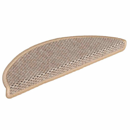 Treppenmatten Selbstklebend Sisal-Optik 15 Stk. 56x17x3cm Blau