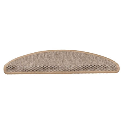 Treppenmatten Selbstklebend Sisal-Optik 15 Stk. 56x17x3cm Blau