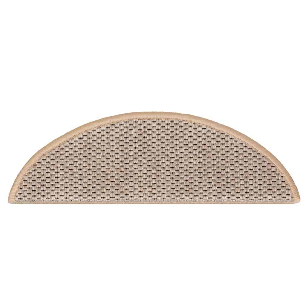 Treppenmatten Selbstklebend Sisal-Optik 15 Stk. 56x17x3cm Blau