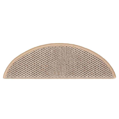 Treppenmatten Selbstklebend Sisal-Optik 15 Stk. 56x17x3cm Blau