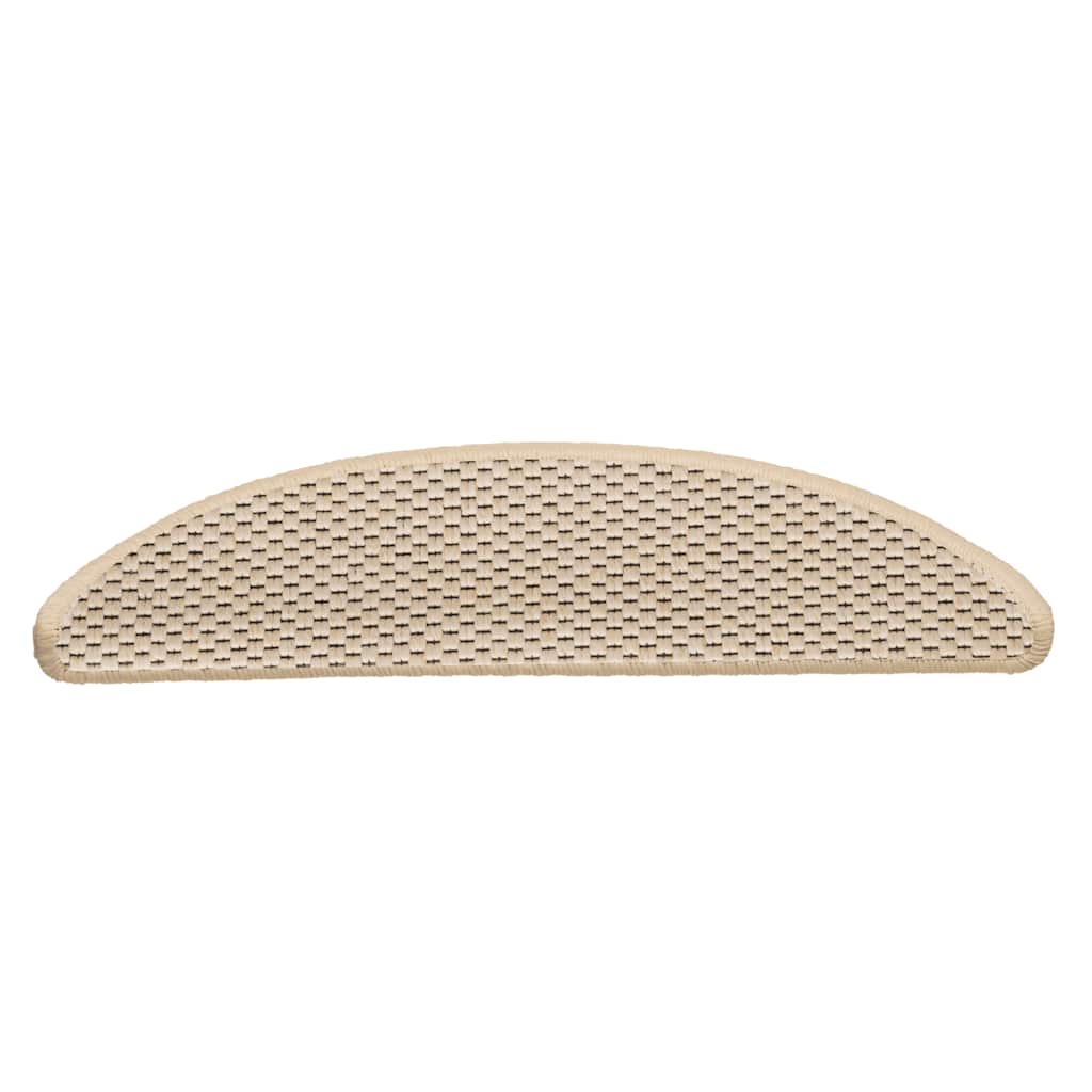 Treppenmatten Selbstklebend Sisal-Optik 15 Stk. 56x17x3cm Blau
