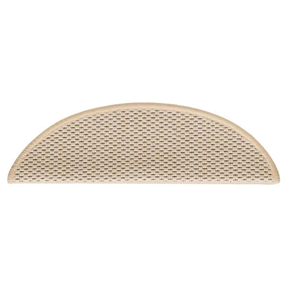 Treppenmatten Selbstklebend Sisal-Optik 15 Stk. 56x17x3cm Blau