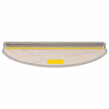 Treppenmatten Selbstklebend Sisal-Look 15 Stk. 65x21x4 Platina