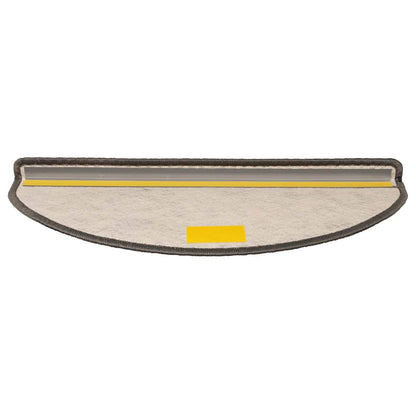 Treppenmatten Selbstklebend Sisal-Look 15 Stk. 65x21x4 Platina