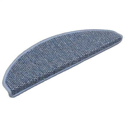 Treppenmatten Selbstklebend Sisal-Look 15 Stk. 65x21x4 Platina