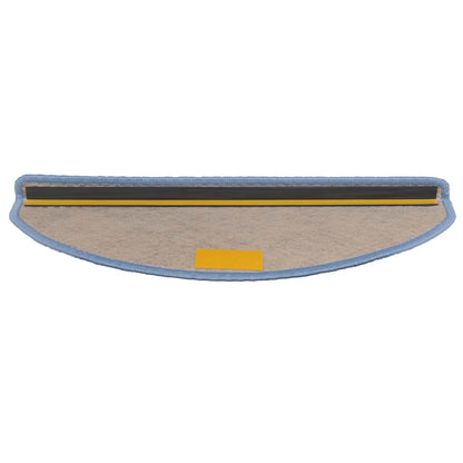 Treppenmatten Selbstklebend Sisal-Look 15 Stk. 65x21x4 Platina