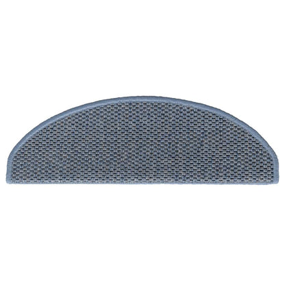 Treppenmatten Selbstklebend Sisal-Look 15 Stk. 65x21x4 Platina