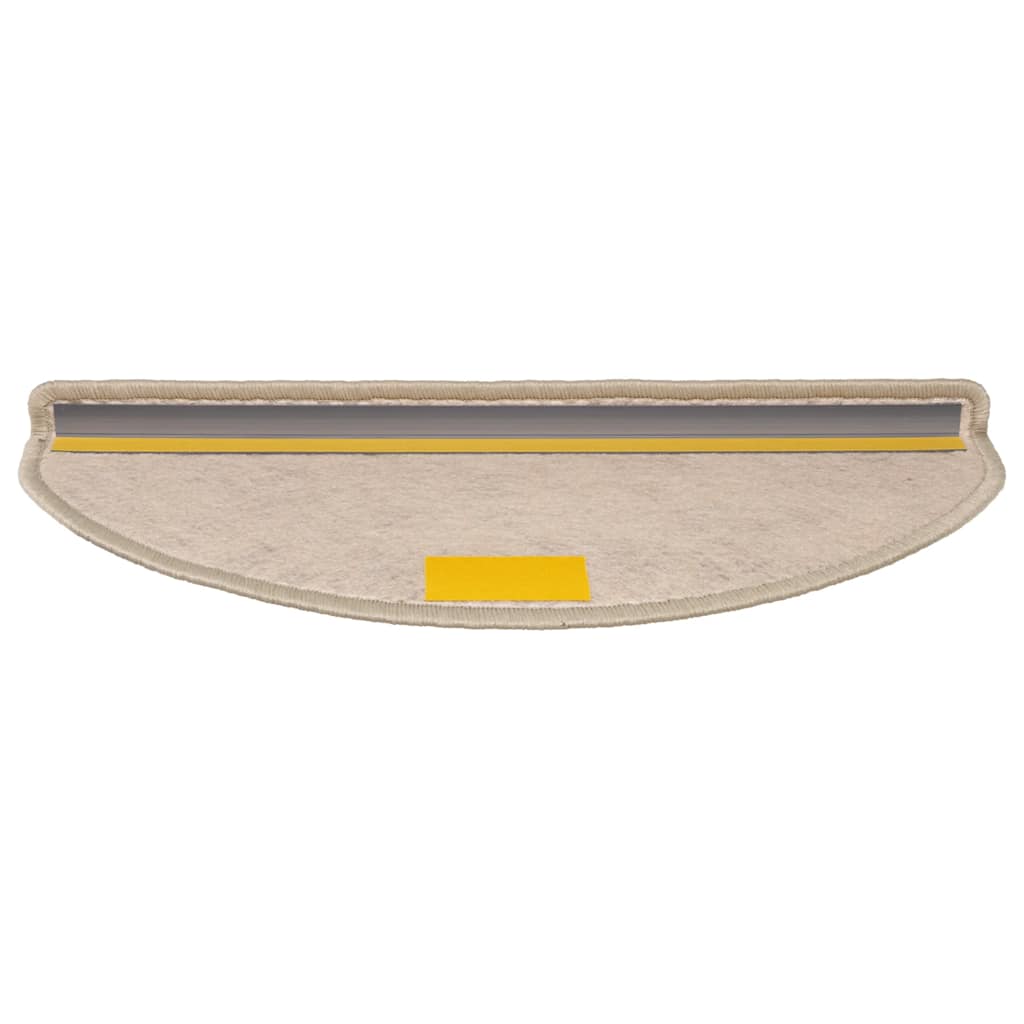 Treppenmatten Selbstklebend Sisal-Look 15 Stk. 65x21x4 Platina