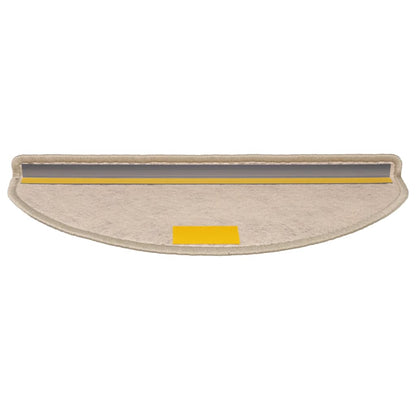 Treppenmatten Selbstklebend Sisal-Look 15 Stk. 65x21x4 Platina