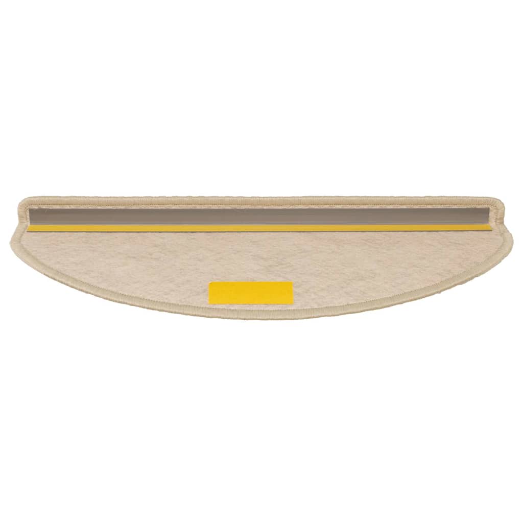 Treppenmatten Selbstklebend Sisal-Look 15 Stk. 65x21x4 Platina