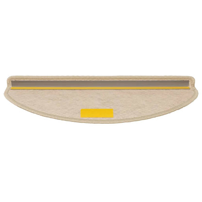 Treppenmatten Selbstklebend Sisal-Look 15 Stk. 65x21x4 Platina