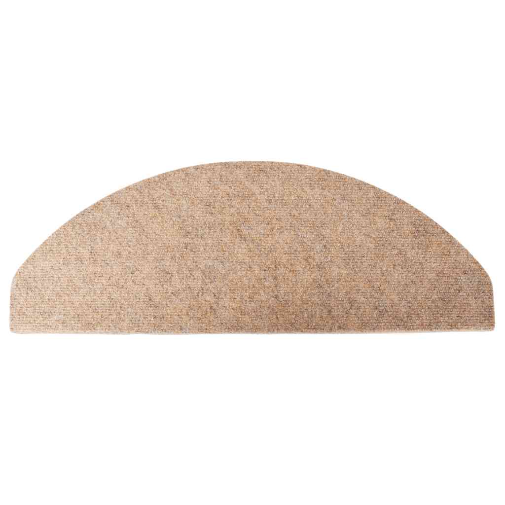 Stufenmatten Selbstklebend 15 Stk. 65x22,5x3,5 cm Beige