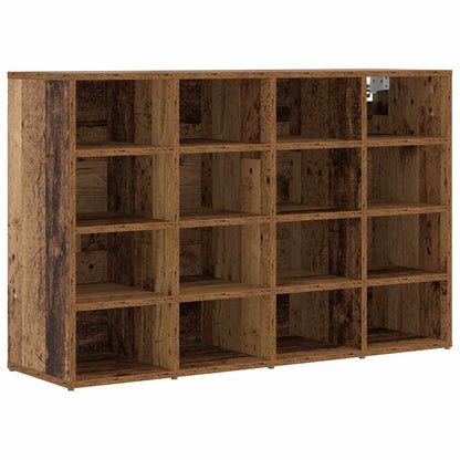 Schuhschrank mit Regal Weiß 103 x 30 x 67 cm Holzwerkstoff