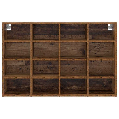 Schuhschrank mit Regal Weiß 103 x 30 x 67 cm Holzwerkstoff