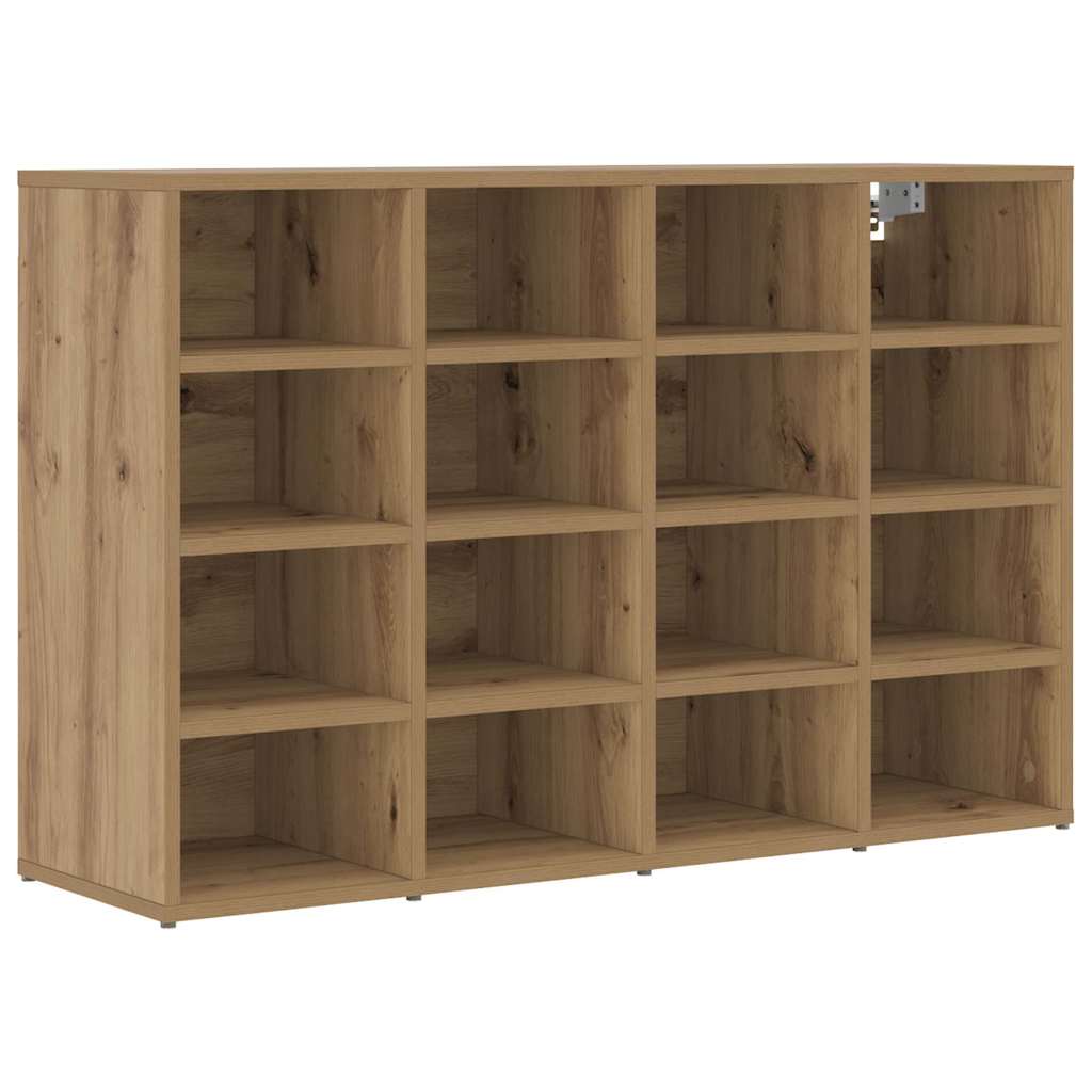 Schuhschrank mit Regal Weiß 103 x 30 x 67 cm Holzwerkstoff