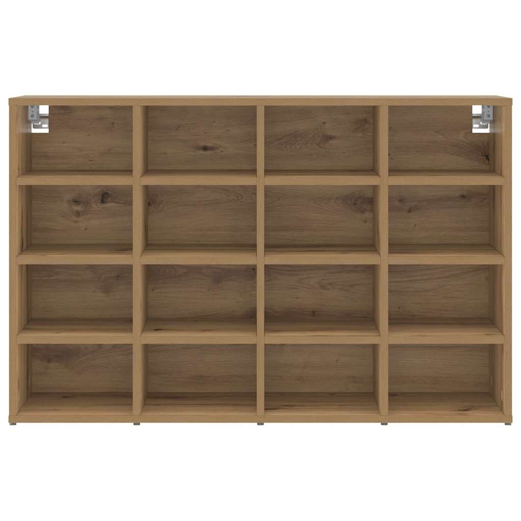 Schuhschrank mit Regal Weiß 103 x 30 x 67 cm Holzwerkstoff