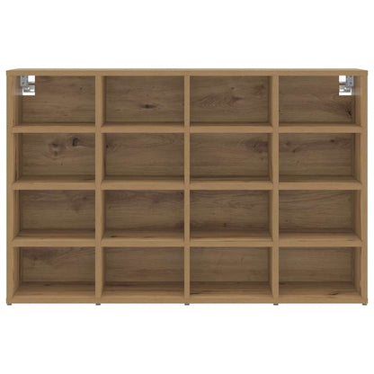 Schuhschrank mit Regal Weiß 103 x 30 x 67 cm Holzwerkstoff