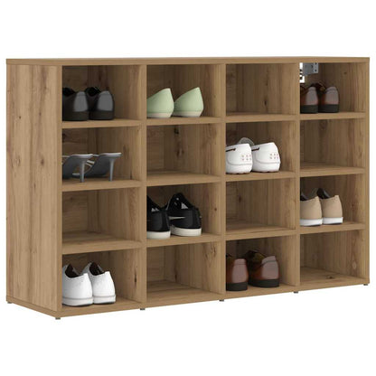 Schuhschrank mit Regal Weiß 103 x 30 x 67 cm Holzwerkstoff