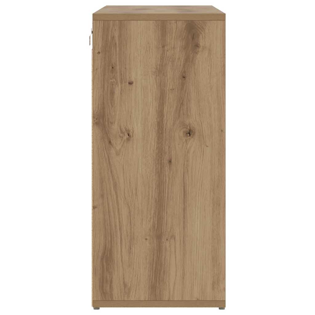 Schuhschrank mit Regal Weiß 103 x 30 x 67 cm Holzwerkstoff