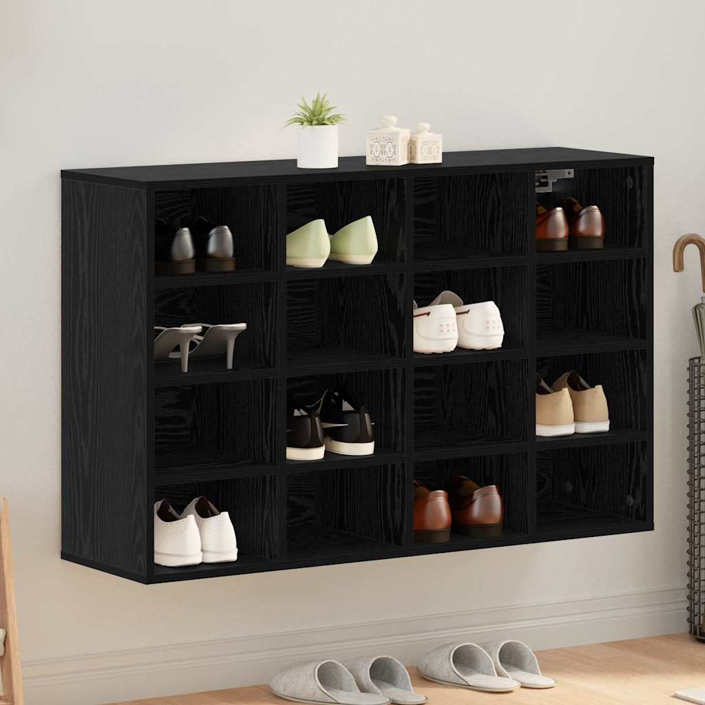Schuhschrank mit Regal Weiß 103 x 30 x 67 cm Holzwerkstoff