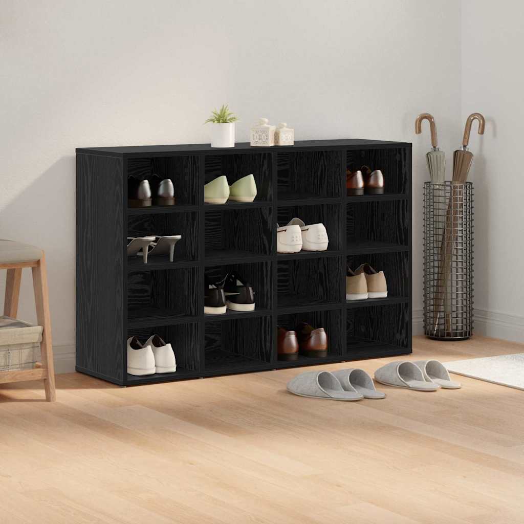Schuhschrank mit Regal Weiß 103 x 30 x 67 cm Holzwerkstoff