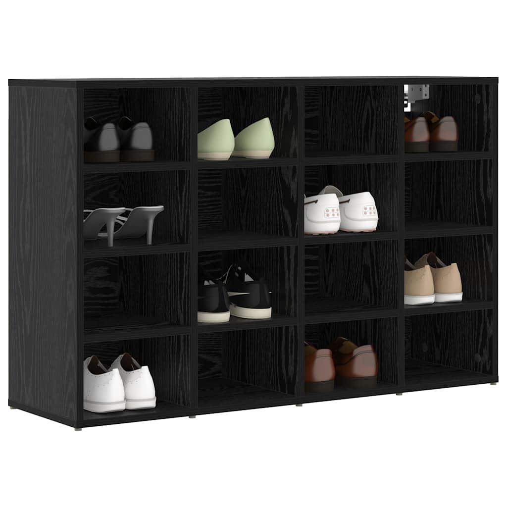 Schuhschrank mit Regal Weiß 103 x 30 x 67 cm Holzwerkstoff