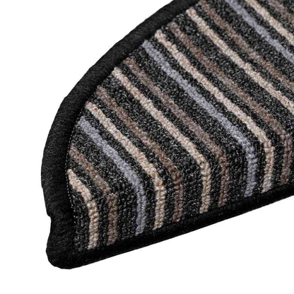 Selbstklebende Treppenschoner 15 pcs Anthrazit 56 x 17 x 3 cm