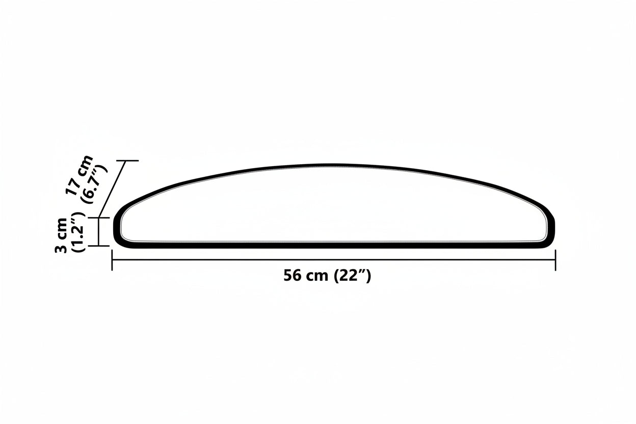 Selbstklebende Treppenschoner 15 pcs Anthrazit 56 x 17 x 3 cm